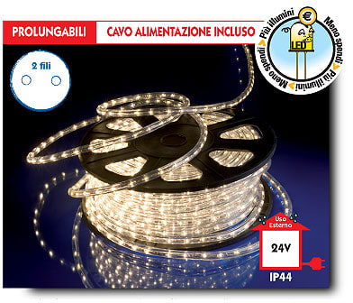 WIMEX WIM4502080X TUBO LED BIA ORIZZ. 24V 44M