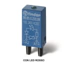 FINDER SPA - FIN9980002408 MOD. INDICATORE LED+VARISTORE 6/24V AC/D