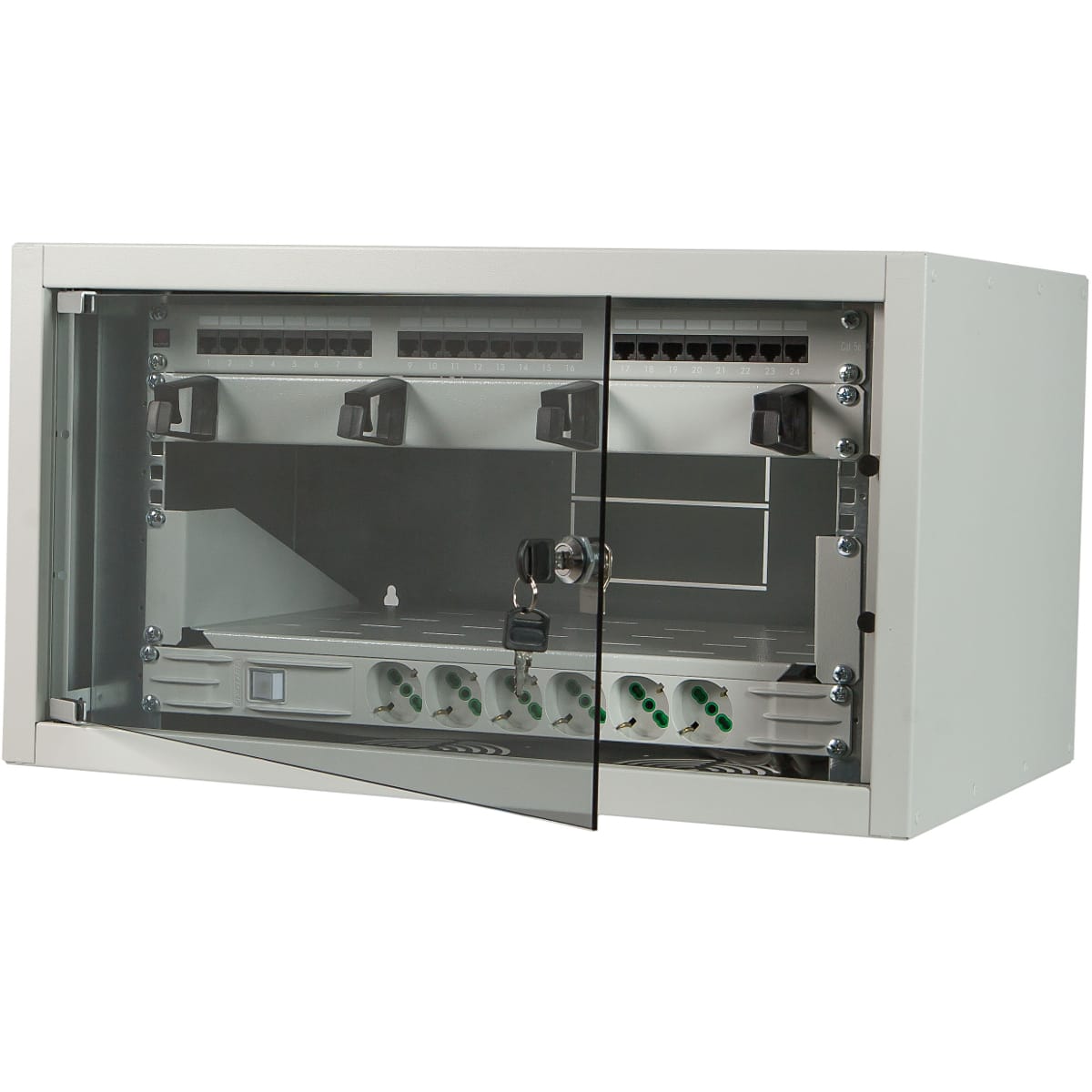 FANTON SRL - FME99902-01 KIT QUADRO CAT.5E 6U 24 UTENZE GR