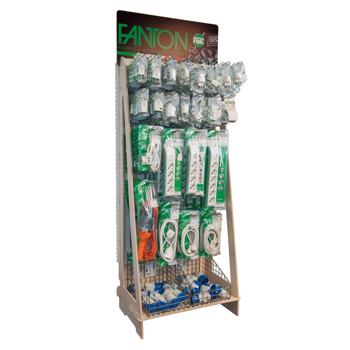 FANTON SPA - FME99978-00 ESPOSITORE IN LEGNO COMPLETO DI 190 PR.