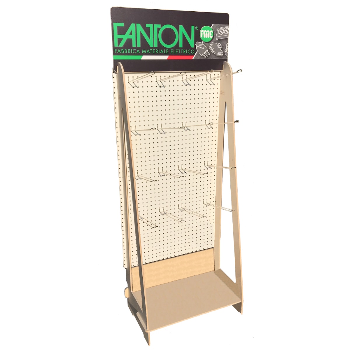 FANTON SRL FME99978 ESPOSITORE IN LEGNO+18GANCI