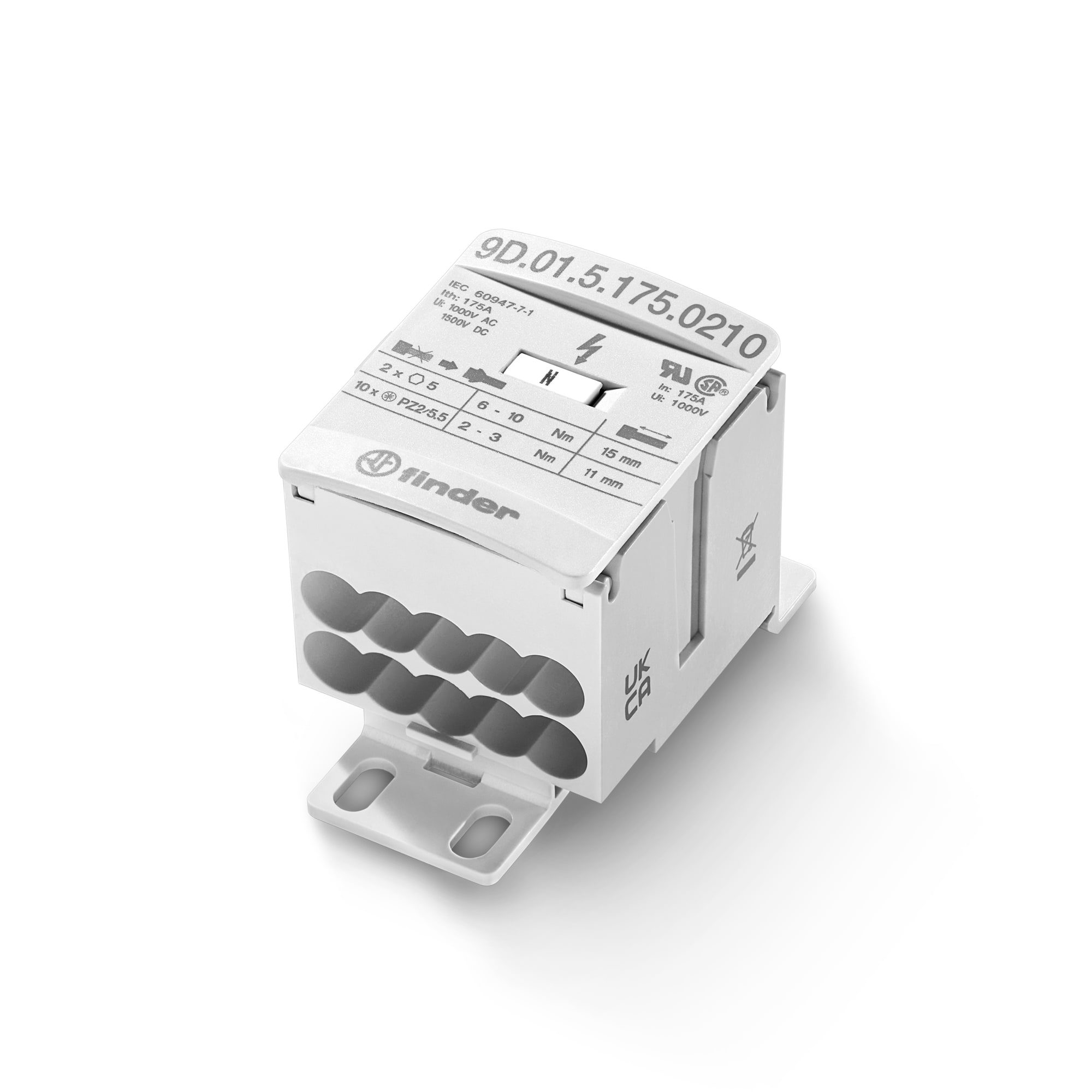 FINDER SPA FIN9D0151750210 MORSETTI DI DISTRIBUZIONE 175A 2I/10O