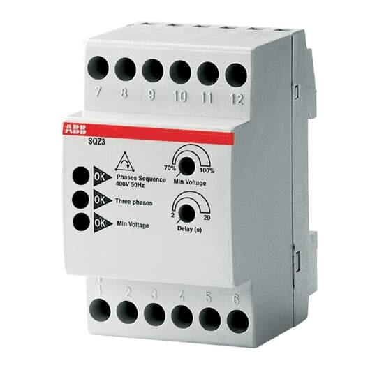 ABB SPA ABBEG 617 3 SQZ3 RELE CONTROLLO SEQUENZA FASI