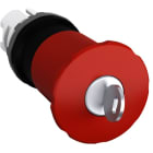 ABB SPA ABBKZ 629 3 MPEK4-11R PUL.FUNGO 40MM ROSSO A CHIAVE