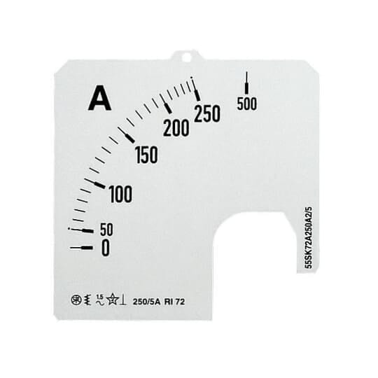 ABB SPA - ABBEH 259 3 SCL-A1-250/72 SCALA A1 PER AMPEROMETRO C