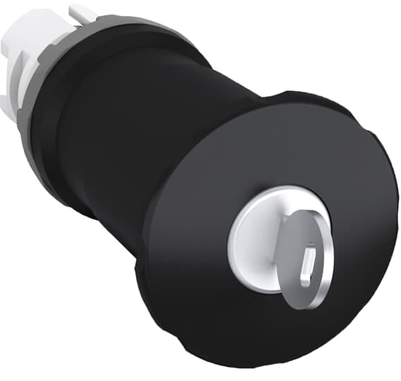 ABB SPA - ABBKZ 633 5 MPEK4-11B PUL.FUNGO 40MM NERO CON CHIAVE