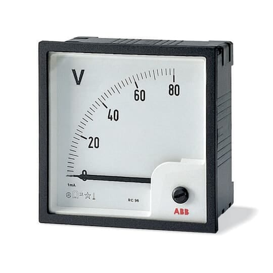 ABB SPA ABBEG 258 6 VLM-1-500/72 VOLTMETRI ANALOGICI CA