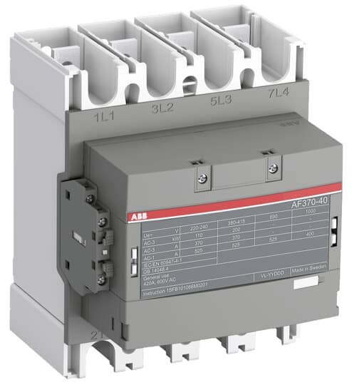 ABB SPA - ABBAF370401114 AF370-40-11-14 CONT 4P 525A 250-500VCA/D