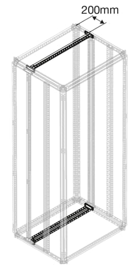 ABB SPA - ABBPCCM0400 N.2 TRAVERSE LAMIERA ZINCATA VC L=400MM