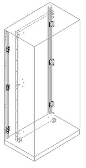 ABB SPA - ABBEA2117 N.6 RINFORZI INTERMEDI FISSAGGIO PIASTRA