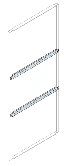 ABB SPA - ABBEA8003 N.2 PROFILI ORIZ. RINF. PIASTRA L=800MM