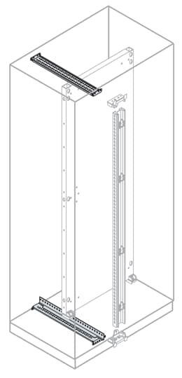 ABB SPA - ABBEB6101 GUIDE DI SCORRIMENTO INS.PIASTRA P=600MM