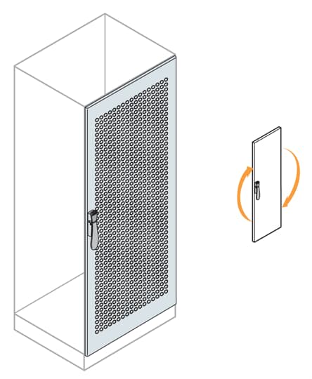 ABB SPA - ABBEC2084 PORTA AERATA ARM.SERVER 2000X800MM (HXL)