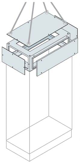 ABB SPA ABBER8040K VANO SUP.CAVI 200X800X400MM (HXLXP)