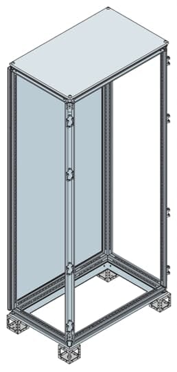 ABB SPA - ABBES2064SPK ARMADIO SENZA PORTA 2000X600X400-7035