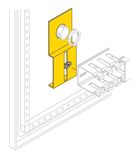 ABB SPA ABBEV1131 N.100 STAFFE PORTACANALINA PULSANTI D.22