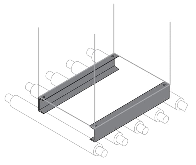 ABB SPA - ABBEZ1601 N.2 ZOCCOLI RINFORZATI 100X1600MM (HXL)