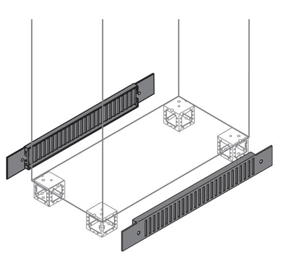 ABB SPA - ABBZN0010 N.2 FLANGE ZOC. ARETAE 100X1000MM (HXL)