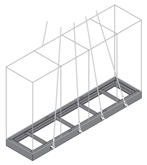 ABB SPA - ABBZU2100 ZOCCOLO UNICO H=200MM XBATT.IS2 UM=METRO