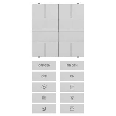 ABB SPA - ABB2CSYE1106C ATTUATORE 2 RELE 8A 2 COMANDI