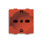 ABB SPA - ABB2CSK1110CH PRESA BIV. 2P+T, 16A, P30/P17, ROSSA