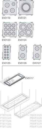 ABB SPA - ABBEV0119 N.10 INS 68X68 2CAVI DIAM 8/17 E 2 5/10