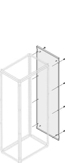 ABB SPA ABBPPEB2020 PAN. ESTERNO IP30/40 H=2000MM P=200MM