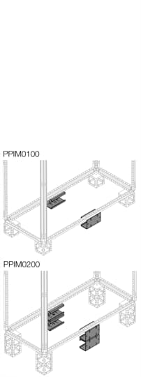ABB SPA - ABBPPIM0200 N.4 ZOC. INTERMEDI LAM. ZINCATA H=200MM