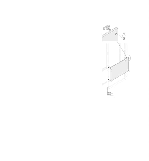 ABB SPA - ABBPPFB1560 PANNELLO CIECO PIANO H=150MM L=600MM