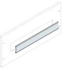 ABB SPA ABBAD1086 N.10 OTTURATORI FER.DIN L=2000MM RAL7035