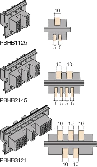 ABB SPA - ABBPBHB3121 N.24 SUPPORTI ISOLANTI BARRE L=100MM