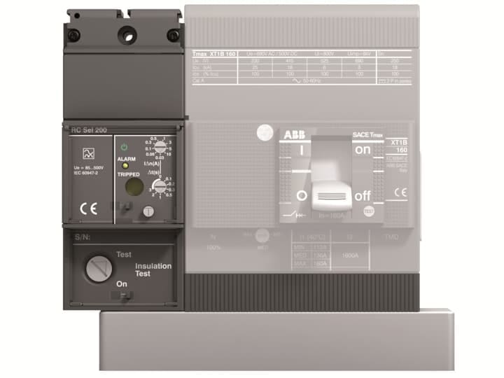 ABB SPA ABB1SDA067121R1 RC SEL 200 HV 85...690VAC XT1 4P F