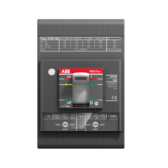 ABB SPA - ABBXT2H52MA3 XT2H 160 MA 52 Im=314...728 3p F F