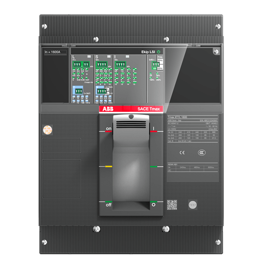 ABB SPA ABB1SDA100828R1 XT7S 1250 EKIP DIP LS/I IN=1250A 3P F F