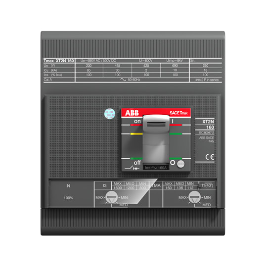 ABB SPA - ABBXT2S25TMD4 XT2S 160 TMD 25-300 4p F F