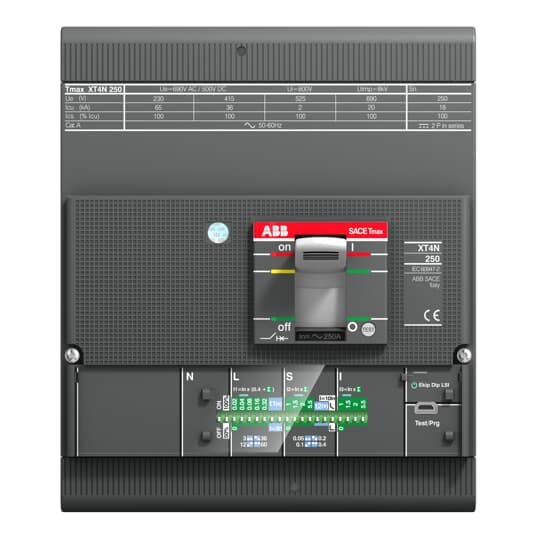 ABB SPA - ABBXT4N100LS-I4 XT4N 160 EKIP DIP LS/I IN=100A 4P F F
