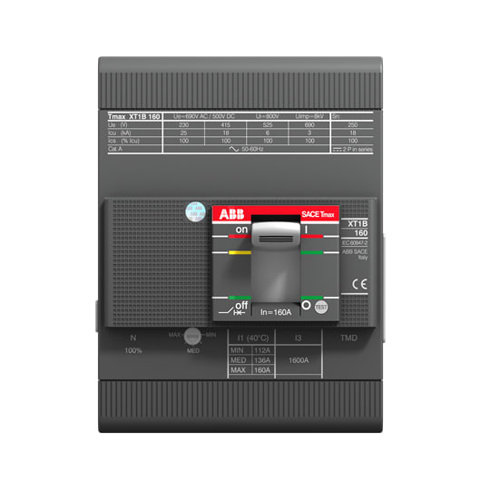 ABB SPA - ABBXT1C100TMD4 XT1C 160 TMD 100-1000 4p F F