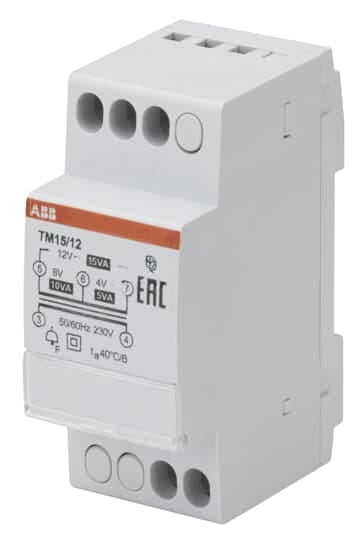 ABB SPA ABBTM1512 TM15 4-8-12V TRASFORMATORE 15VA
