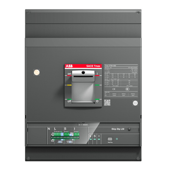 ABB SPA ABB1SDA100765R1 XT6H 800 EKIP DIP LSI IN=800 3P F F