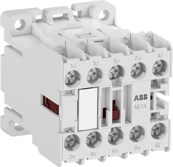 ABB SPA ABB1SAL100373R9901 MC1AB00ATJ MINICONTATTORE AC 2NA+2NC A V