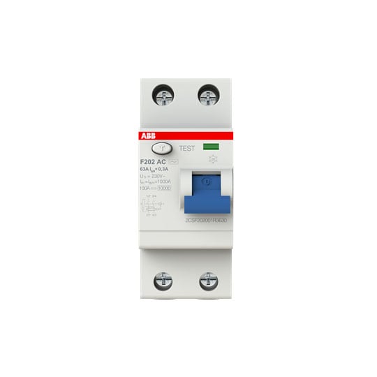 ABB SPA ABBF427808 F202 AC 63A 300MA INTERR.DIFFERENZ. PURO
