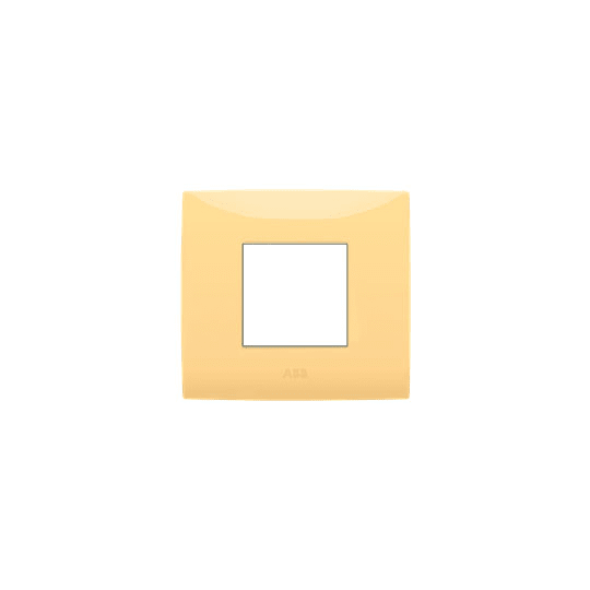 ABB SPA ABB2CSK0211CH PLACCA 2 MODULI, GIALLO PASTELLO