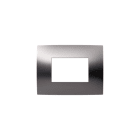 ABB SPA ABB2CSK0318CH PLACCA 3 MOD. METAL BLACK SATINATO