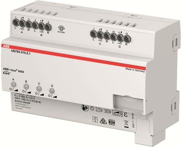 ABB SPA ABB2CKA006197A0057 UD/S4.315.2.1 DIMMER LED 4 CANALI, 315 V