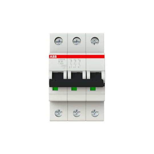 ABB SPA ABBS549707 S203M B20 INTERRUTTORE AUTOMATICO 10KA 3