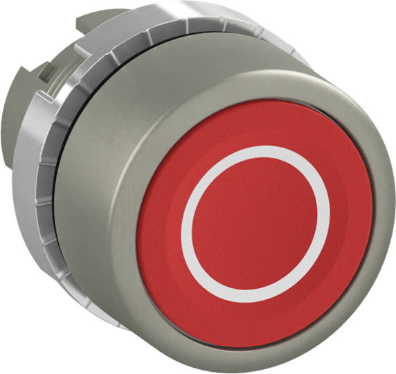 ABB SPA - ABBP9MPNRG029 PULSANTE ROSSO A FILO; NON-ILLUM. CON SIMBO