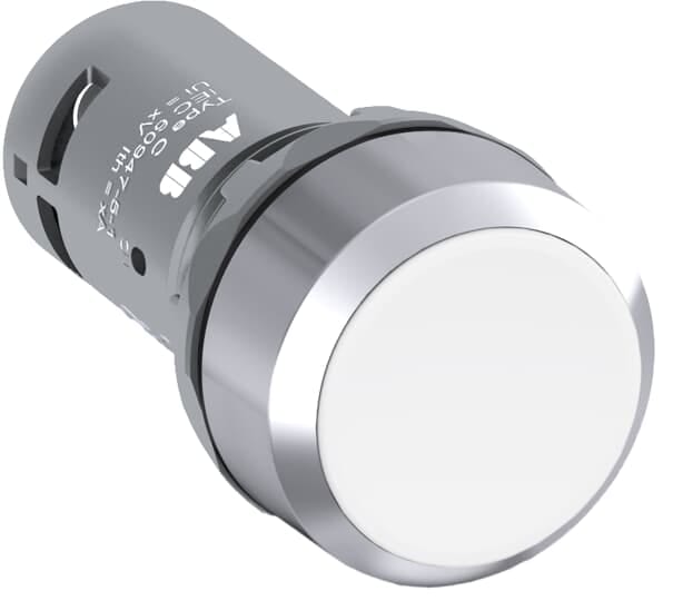 ABB SPA ABBER 039 8 CP1-30W-10 PULS.INST.BIANCO GHIE.MET.1NA