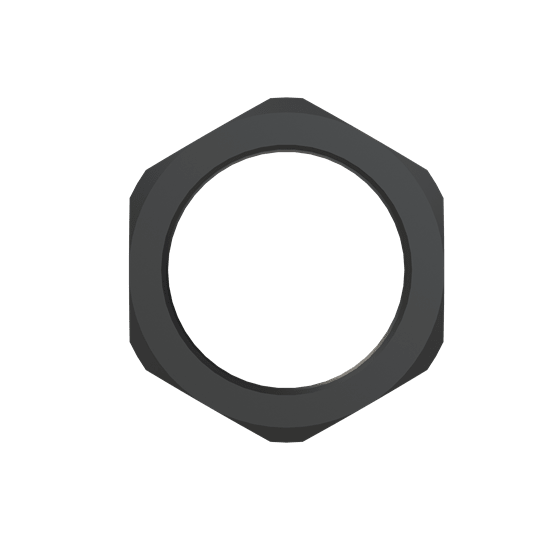 ABB SPA - ABBBMN-M40 Ghiera in nylon M40 PA6 BK