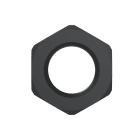 ABB SPA - ABBBMN-M12 Ghiera in nylon M12 PA6 BK