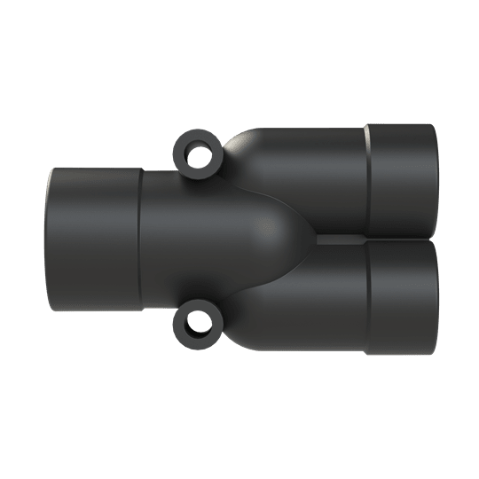 ABB SPA ABBBVYR-231717 RACC. A Y DN23+DN17+DN17 PA6 BK IP68